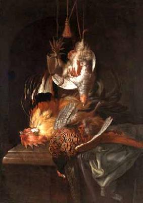 Willem van Aelst Hunting trophies France oil painting art